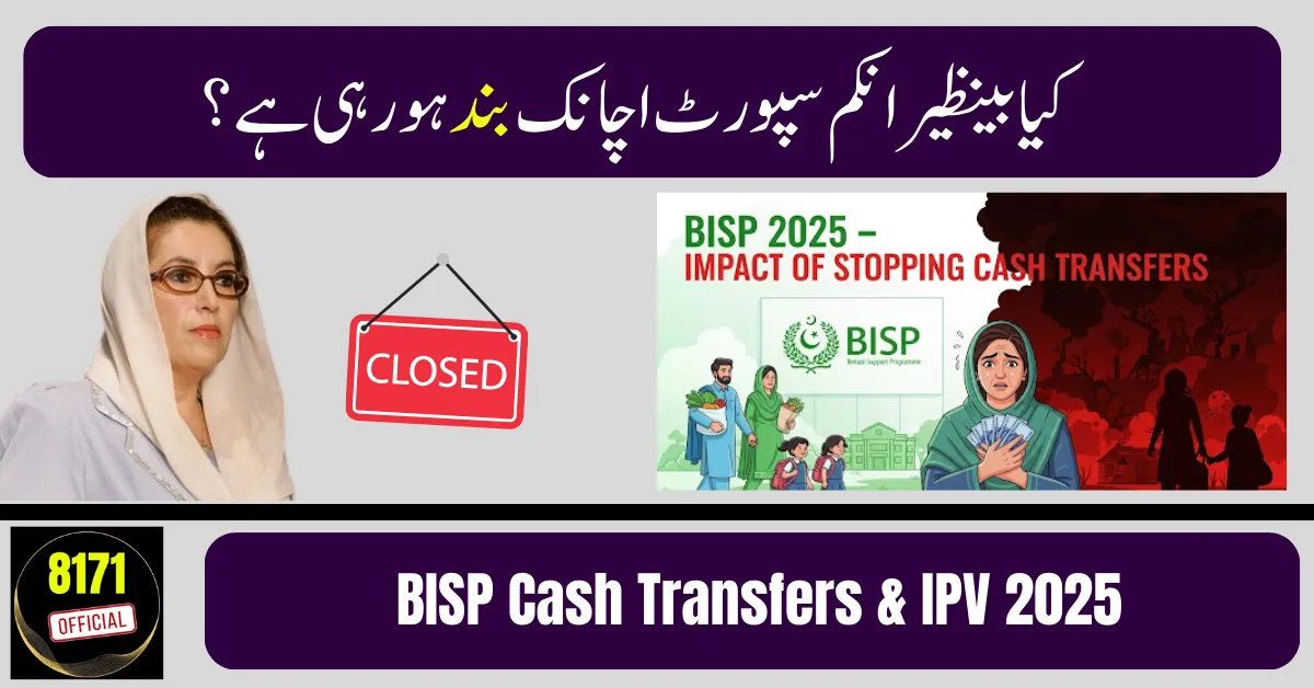 BISP Cash Transfers & IPV 2025
