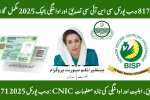 8171 Web Portal CNIC Confirmation & Payment Status Check