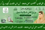 CM Punjab Complaint Cell 2025