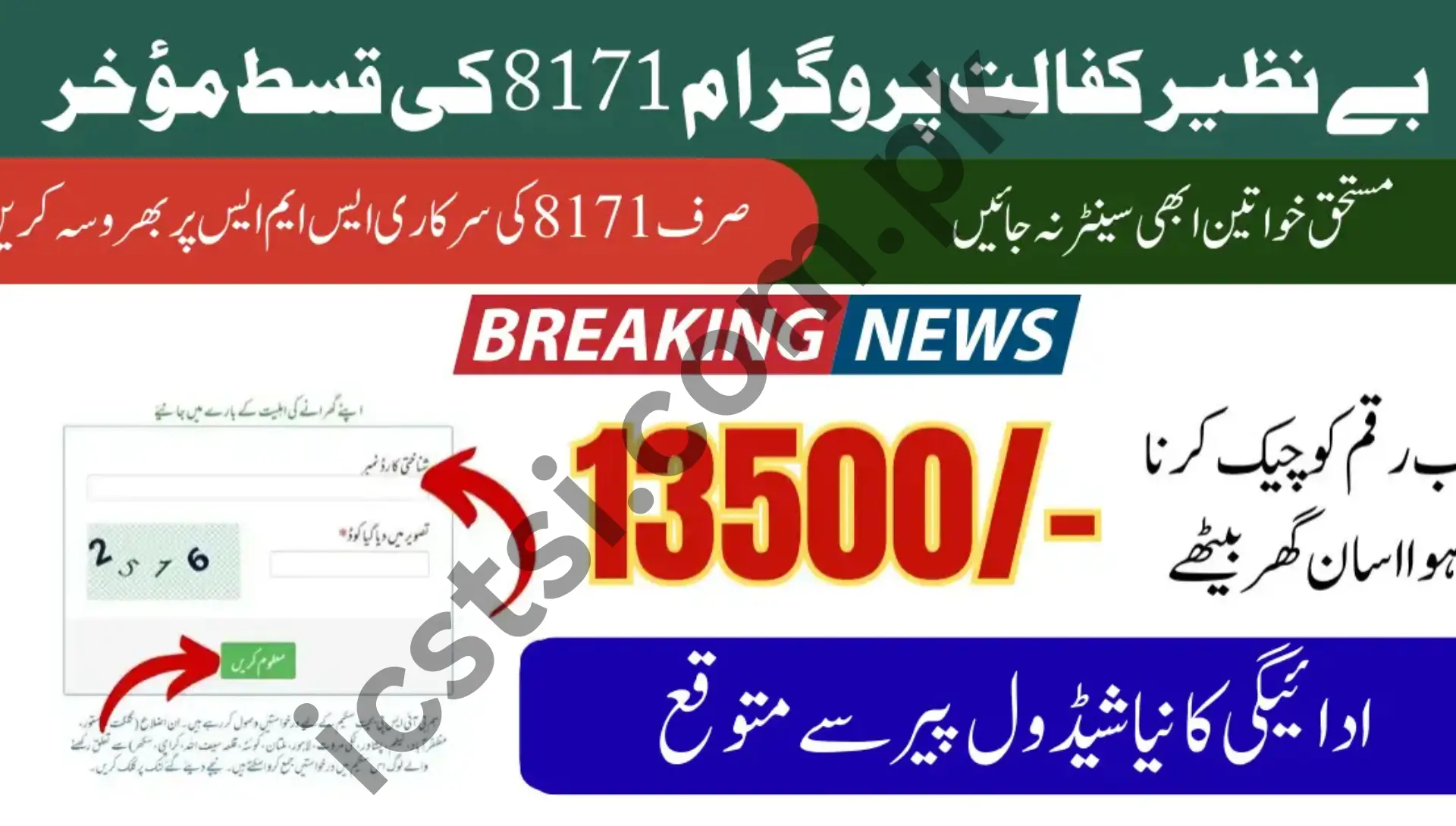 BISP 8171 Payment Release Schedule