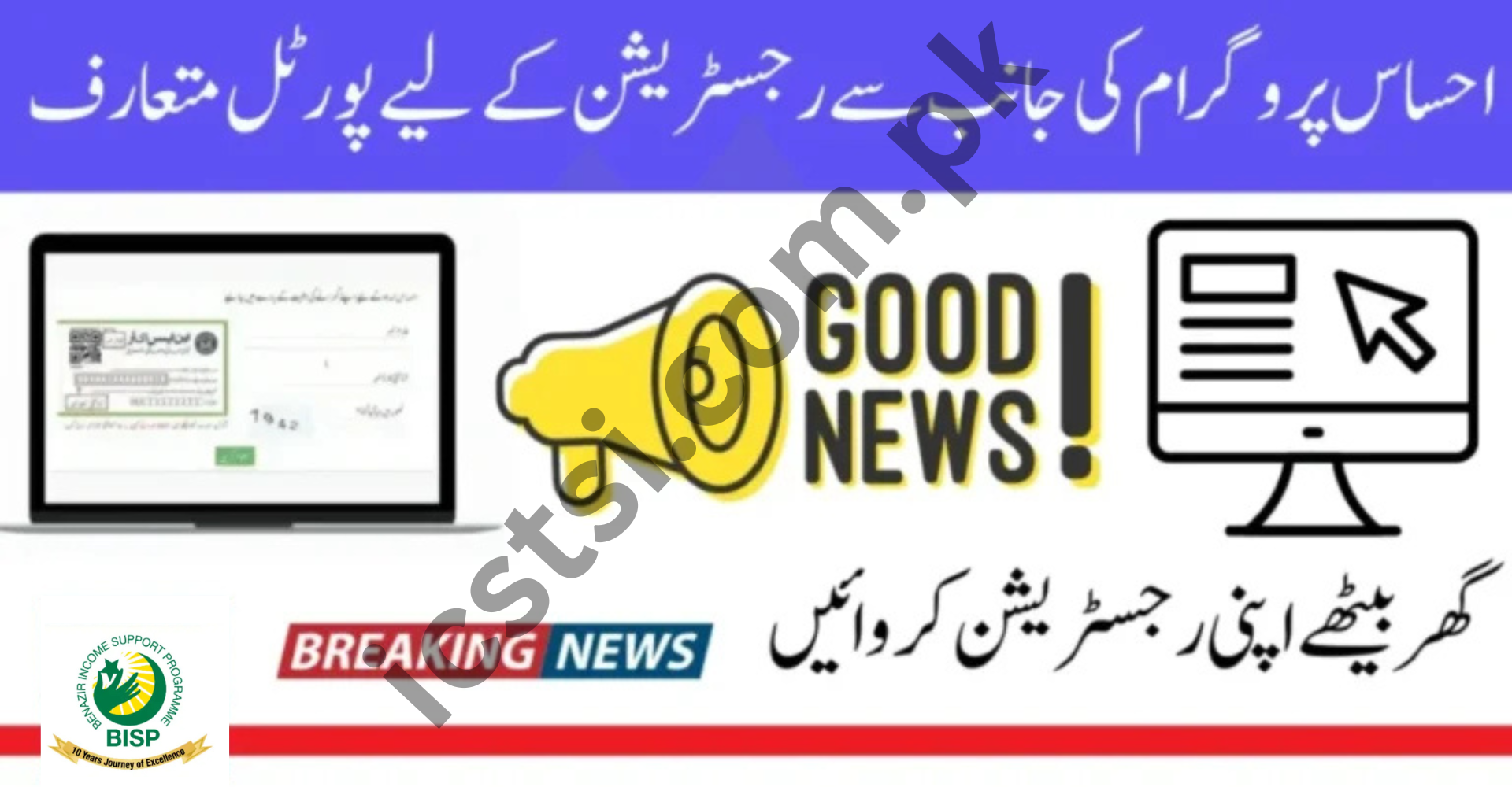 Ehsaas 8171 Web Portal Form