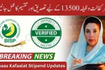Ehsaas Kafaalat Stipend Updates