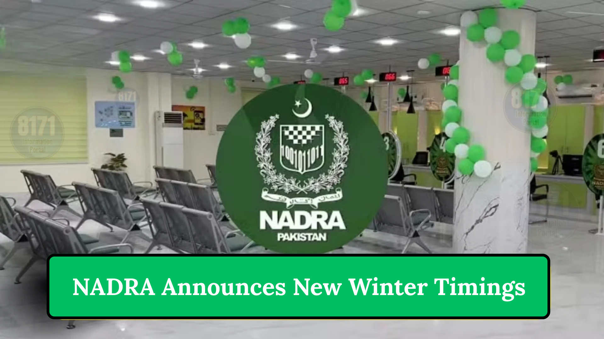 NADRA Announces New Winter Timings Across Khyber Pakhtunkhwa