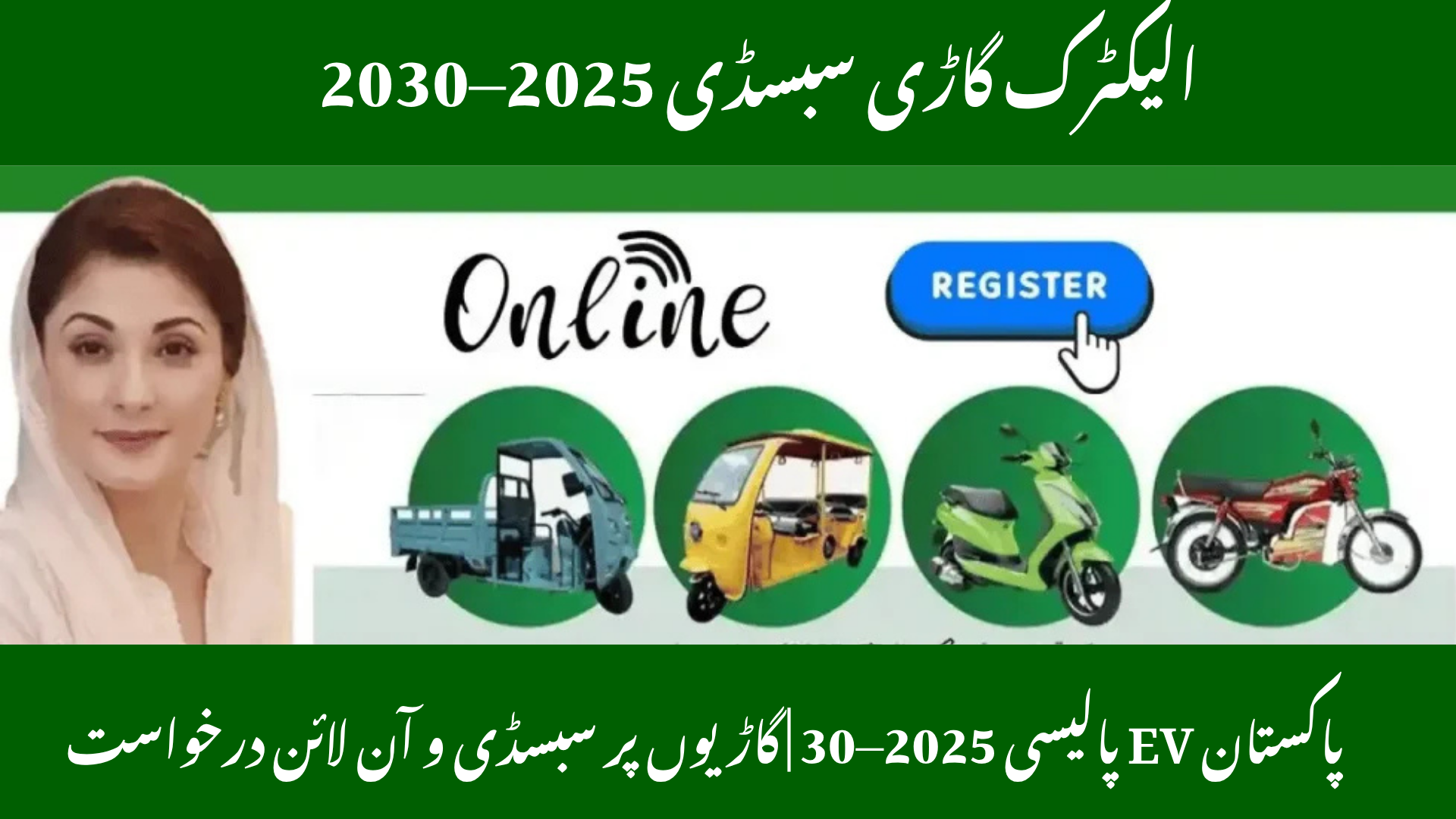 New Energy Vehicle Policy 2025–30 Pakistan