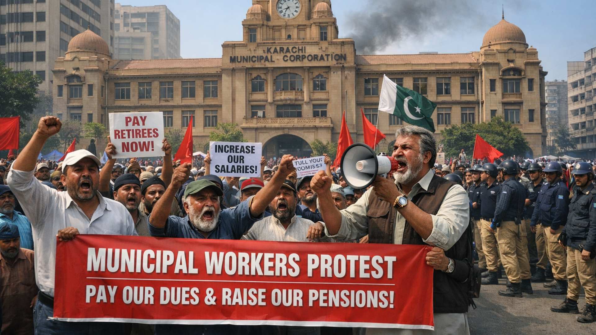 Karachi Municipal Workers Announce Protest Against Delayed Pay